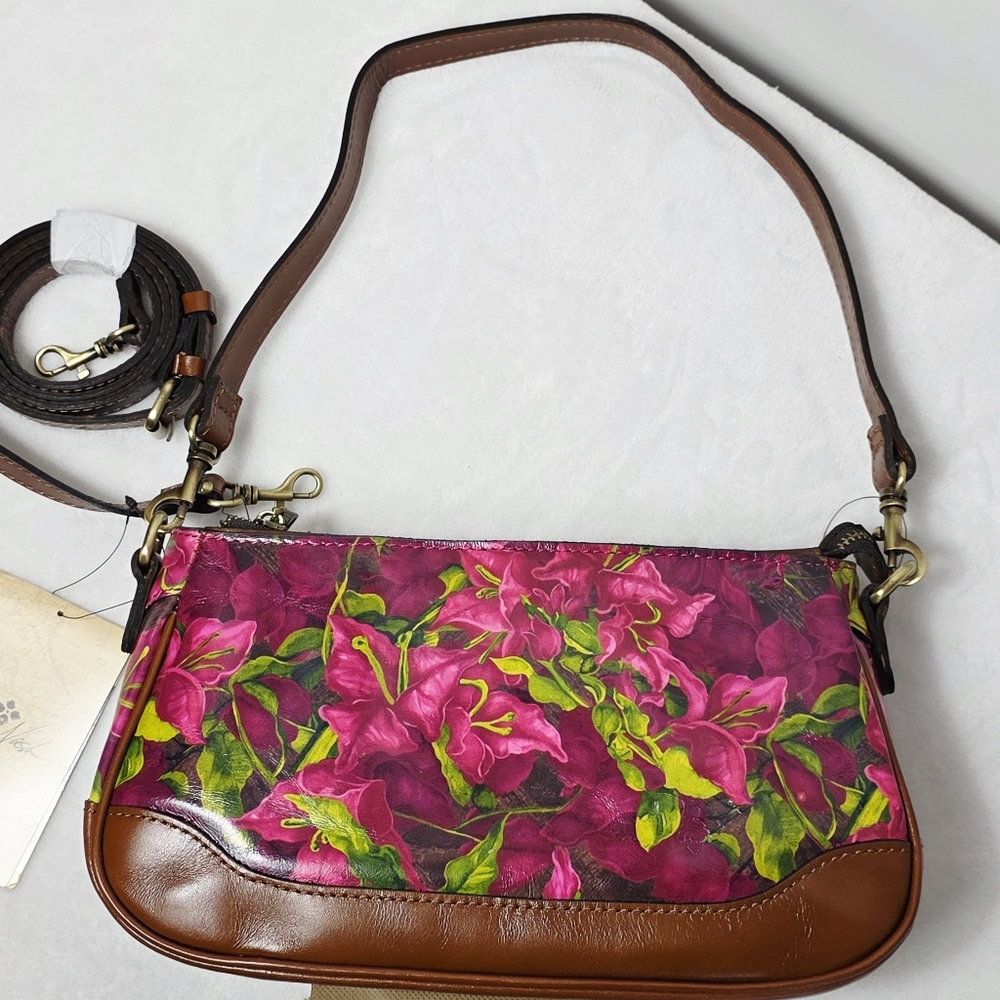 Patricia Nash B Along The Coast Nova Leather Crossbody Bag - Picture 3 of 7